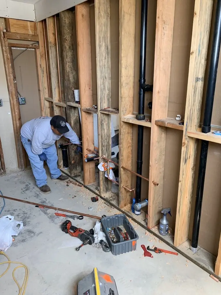 Commercial rough-in plumbing for Gas Line Repair in Fernwood